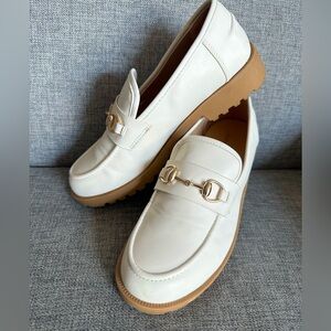 Sincerely Jules Romeo Cream Chunky Loafer Size 8.5 Women’s